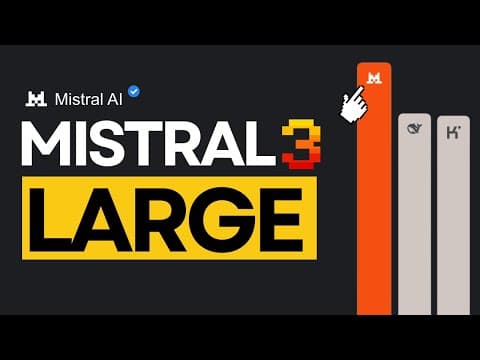 Mistral 3 Large AI Models Are Here! thumbnail