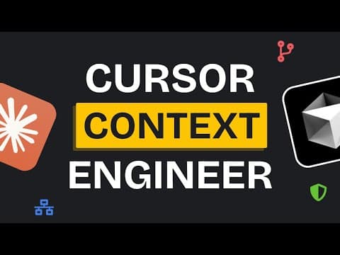 How the 1% ACTUALLY Build Apps with Cursor's Context Engineering thumbnail