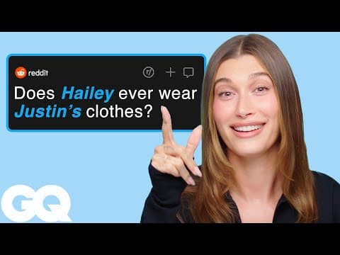 Hailey Bieber Replies To Fans Online | Actually Me thumbnail