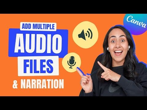 How to Add Audio Tracks and Record Voice in Canva thumbnail