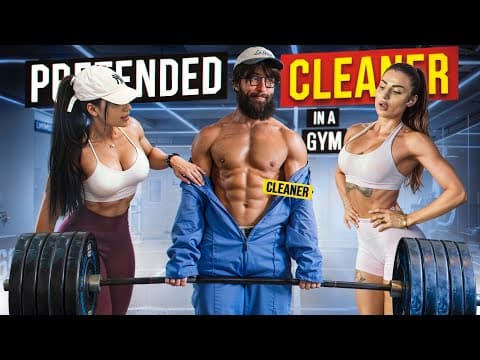 She can't say No to CLEANER  | Anatoly GYM PRANK #28 thumbnail