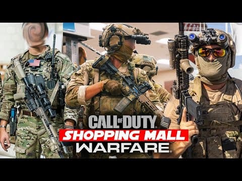 U.S. Special Operation Soldiers Try Shopping Mall Airsoft! thumbnail