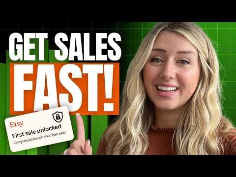 Get Your First Sales to 100 Etsy Sales FAST (easier than you think!) thumbnail