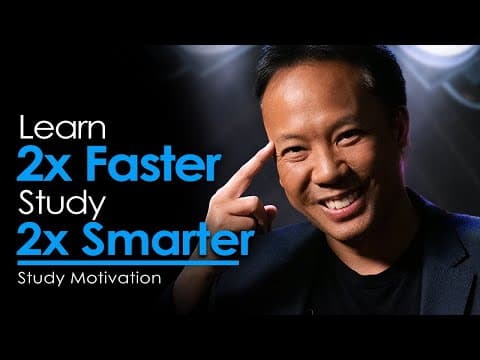 Learn 2X FASTER, Study 2X SMARTER - Motivational Video on How to Learn EFFECTIVELY thumbnail