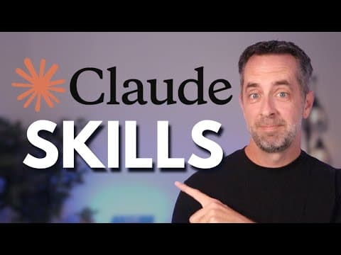 Claude Just Released Skills - Here's Everything You Need to Know thumbnail