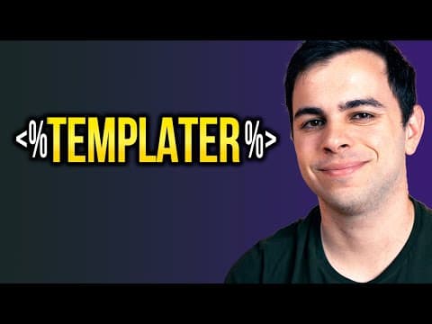 How Can Templater Enhance Your Obsidian Workflow? thumbnail