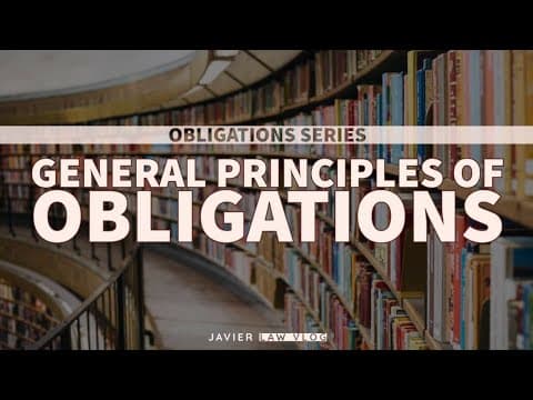 Obligations 1: General Principles of Obligations thumbnail
