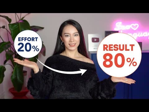 Learn Any Language 5x Faster with the 80/20 Rule thumbnail