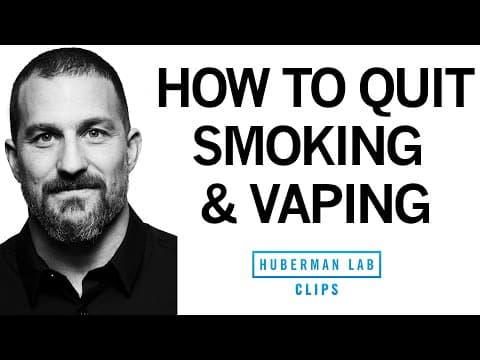 How to Quit Smoking, Vaping or Dipping Tobacco thumbnail