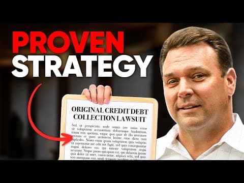 Sued by AMEX, Bank of America or Capital One? WATCH THIS (2022) thumbnail
