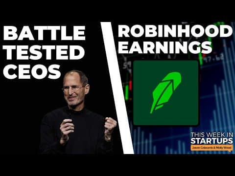 Wave of tech layoffs, Robinhood earnings, what makes a great CEO & more | E1603 thumbnail