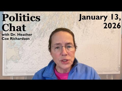 Politics Chat, January 13, 2026 thumbnail