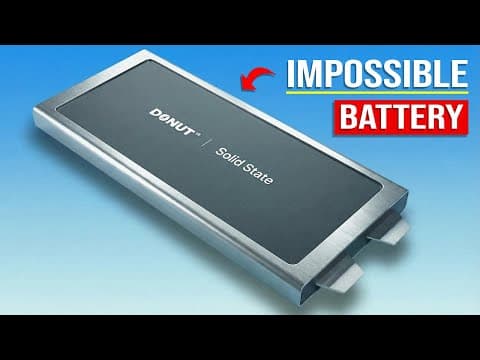 Investigating The World's First Solid State Battery thumbnail