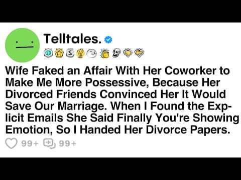 Wife Faked an Affair With Her Coworker to Make Me More Possessive, Because Her Divorced Friends... thumbnail