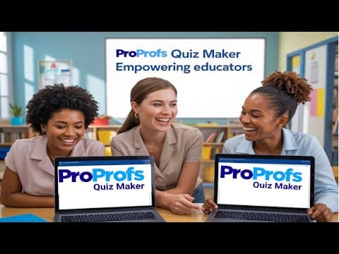 How to Create Online Quizzes with ProProfs Quiz Maker thumbnail