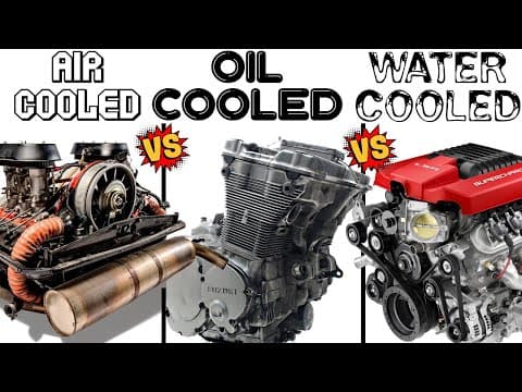 AIR COOLED vs OIL cooled vs WATER cooled ENGINES thumbnail