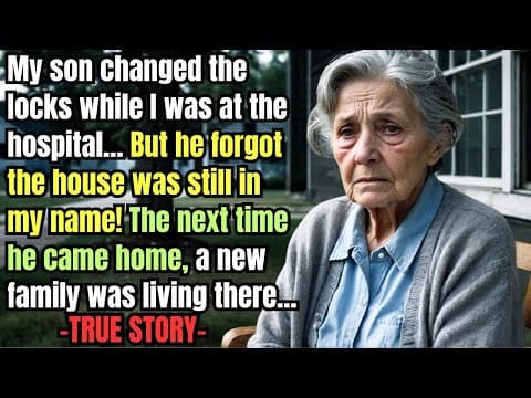 A True Story From This Grandma 👵💔 My son changed the locks while I was at the hospital—but he forgot thumbnail