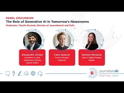 The Role of Generative AI in Newsrooms thumbnail