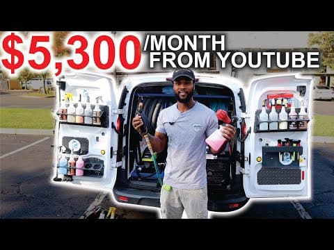 How I Make $5,300 A Month From Detailing Channel - Hunters Mobile Detailing thumbnail