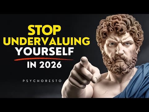 12 Hidden Signs You’re Undervaluing Yourself (Stoic Wake-Up Call) - STOP PLAYING SMALL | STOICISM thumbnail