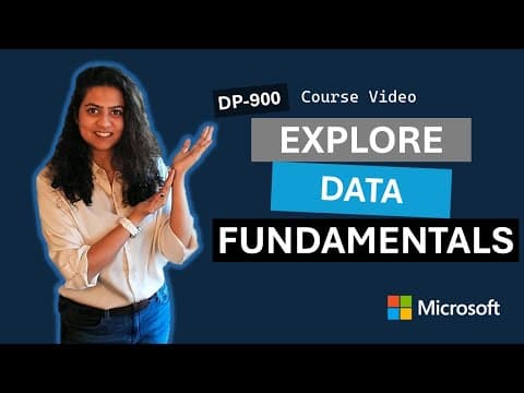 Explore fundamentals of data DP-900 thumbnail
