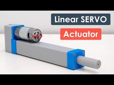 3D Printed Linear Servo Actuator with Position Feedback thumbnail