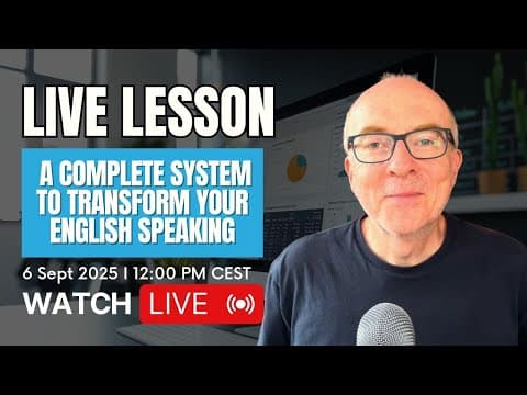 A Complete System to Transform your English Speaking thumbnail