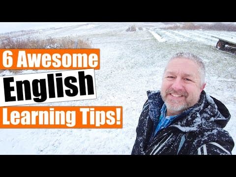 6 Awesome English Learning Tips (Just for You!) thumbnail