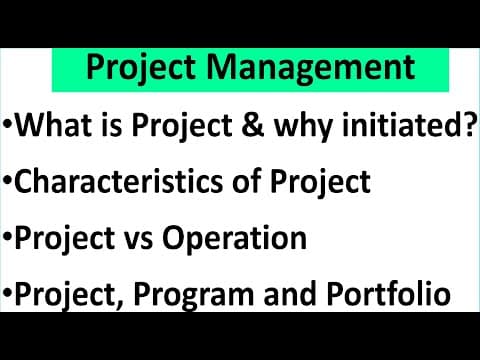 What Are the Key Concepts of Project Management? thumbnail