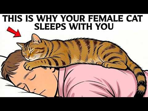 Why Your Female Cat Sleeps With You (Here’s What It Really Means) thumbnail