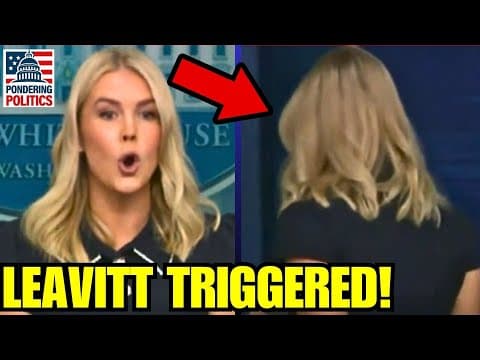 Karoline Leavitt CONFRONTED TO HER FACE, ABRUPTLY LEAVES IN RAGE! thumbnail