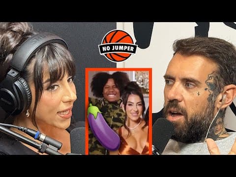 Lena & Adam Discuss Her Fluffing Lil D During Their Scene thumbnail