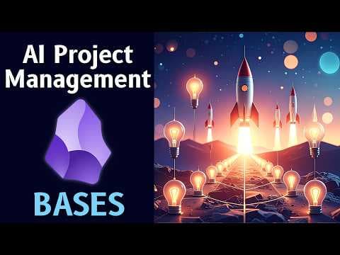 How To Use AI To Build Obsidian Bases 📝 Project Management + Roadmaps thumbnail