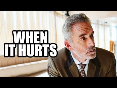 WHEN IT HURTS - Jordan Peterson (Motivational Speech) thumbnail