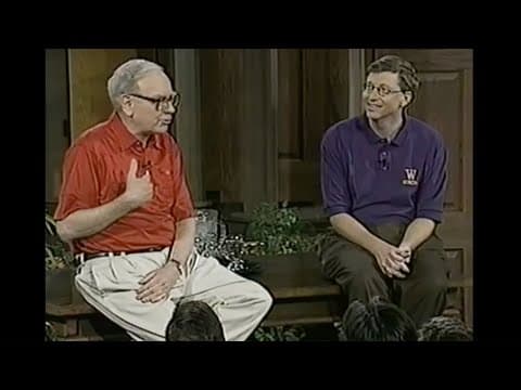Warren Buffett | Bill Gates | Lecture | University Of Washington | 1998 thumbnail