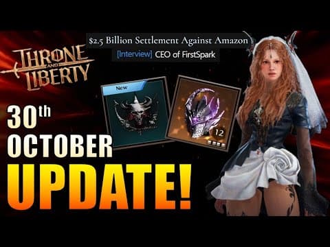 Throne & Liberty NEW UPDATE: Party Fix, CEO Interview, TL Mobile, Amazon 2.5B Fine, Weekly Checklist thumbnail