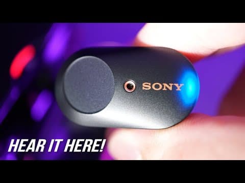 Sony WF-1000XM3 OUTDOORS Voice Call Quality + Noise Cancelling Test thumbnail
