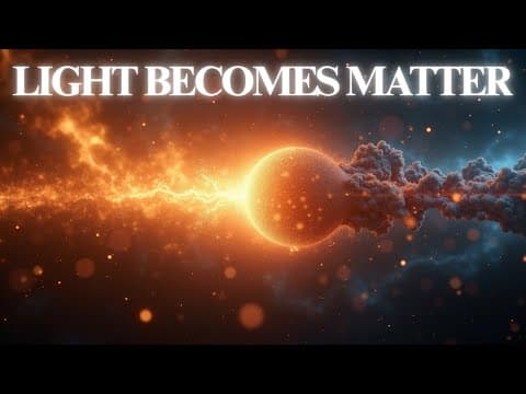 How Light Becomes Matter (and Back Again) | SLEEP SCIENCE STORIES thumbnail