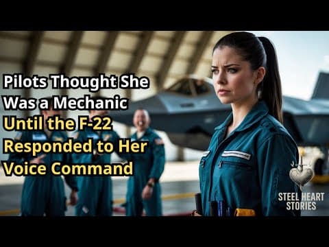 Pilots Thought She Was a Mechanic — Until the F-22 Responded to Her Voice Command thumbnail
