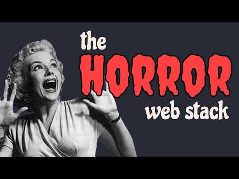 Building an app on the most CURSED web framework thumbnail