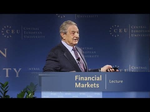 George Soros Lecture Series: Financial Markets thumbnail