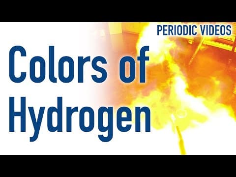 The Colours of Hydrogen - Periodic Table of Videos thumbnail