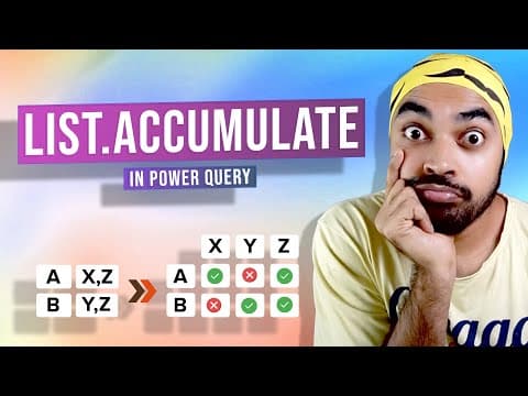 List.Accumulate in Power Query with Practical Examples thumbnail