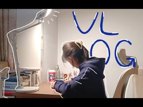 中国高中生VLOG⏰世界上怎么会有数学这种东西？VLOG⏰How can there be such a thing as mathematics in the world? thumbnail
