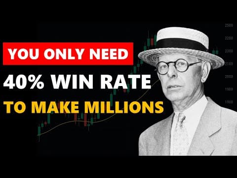 How Professional Traders Make Millions Winning Only 40% of the Time ? thumbnail