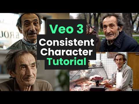 How to Make Consistent Characters in Veo 3 (AI Video Tutorial) thumbnail