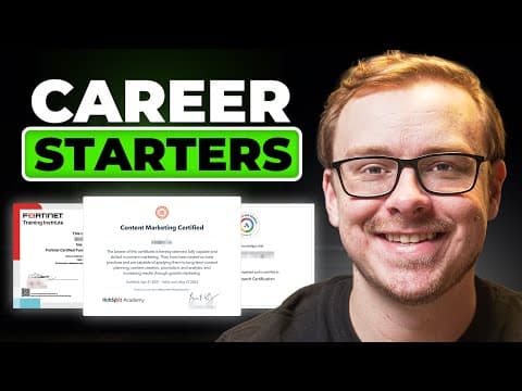 5 Free Certifications to Kickstart Your Career Immediately thumbnail