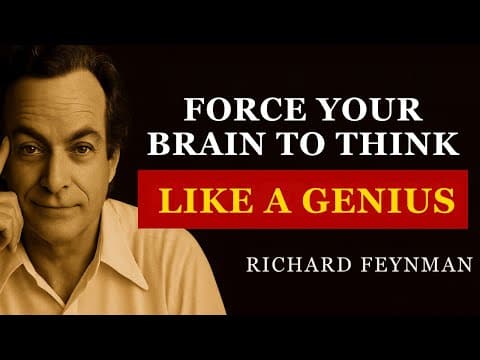 Force Your Brain to Think Like a Genius | Richard Feynman thumbnail