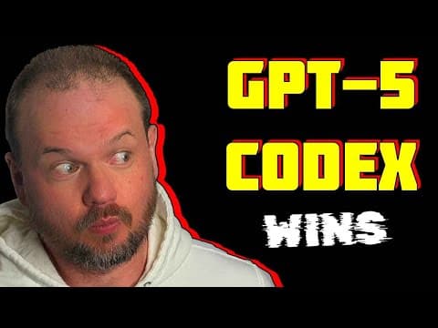 GPT 5 Codex is a BEAST Autonomous Coding Agent thumbnail
