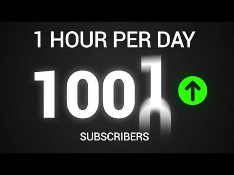 This is Boring, But You’ll Hit 1,000 Subscribers Fast thumbnail